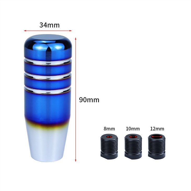 Aluminum Burnt Blue Universal Gear Shift Knob